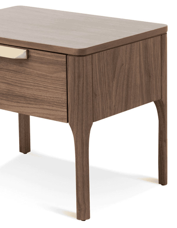 THURID Bedside Table - 55cm Walnut - Image 3